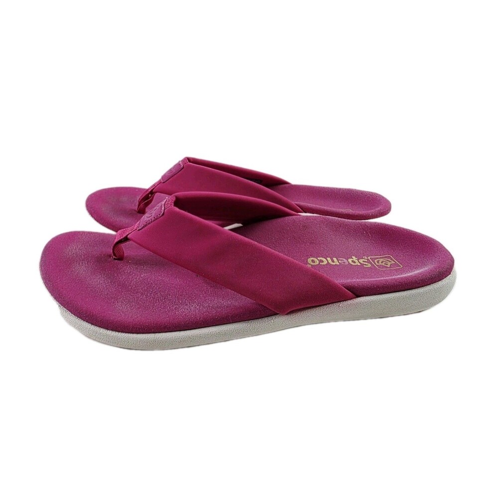 Spenco Orthotic Memory Foam Thong Sandal Victoria Summer Women's Pink Size 9.5B - Picture 3 of 7